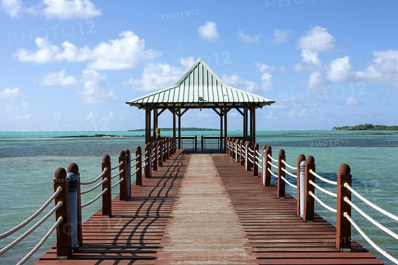 Boardwalk with gazebo
