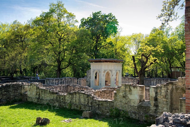 Ruins of the Dominican convent Domonkos kolostor