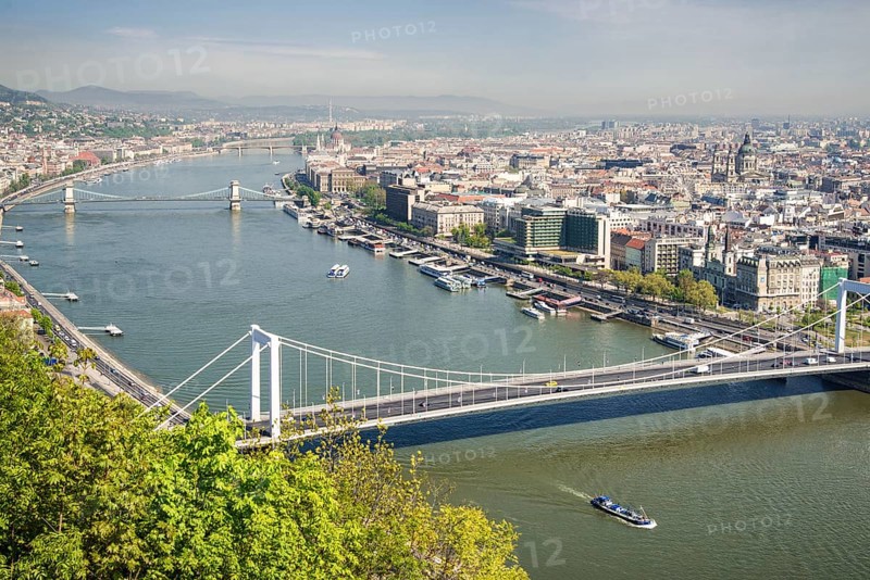 Elisabeth Bridge and the Danube