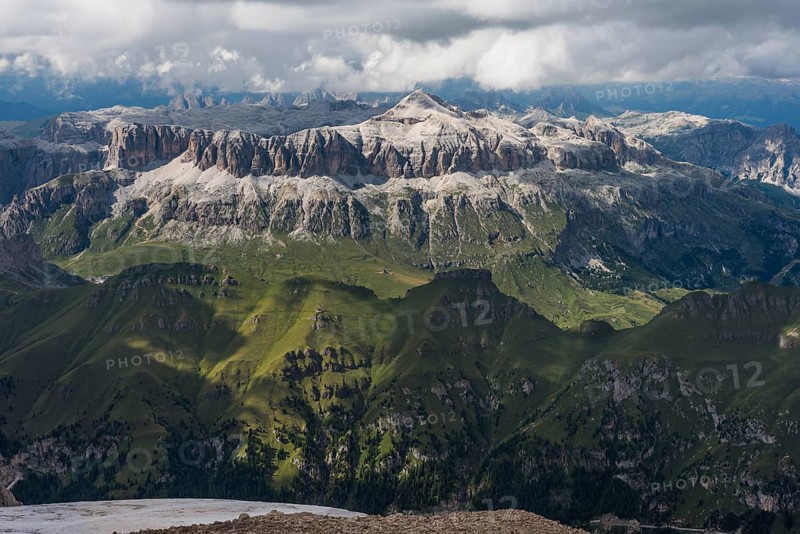 Sella group with Piz Boe