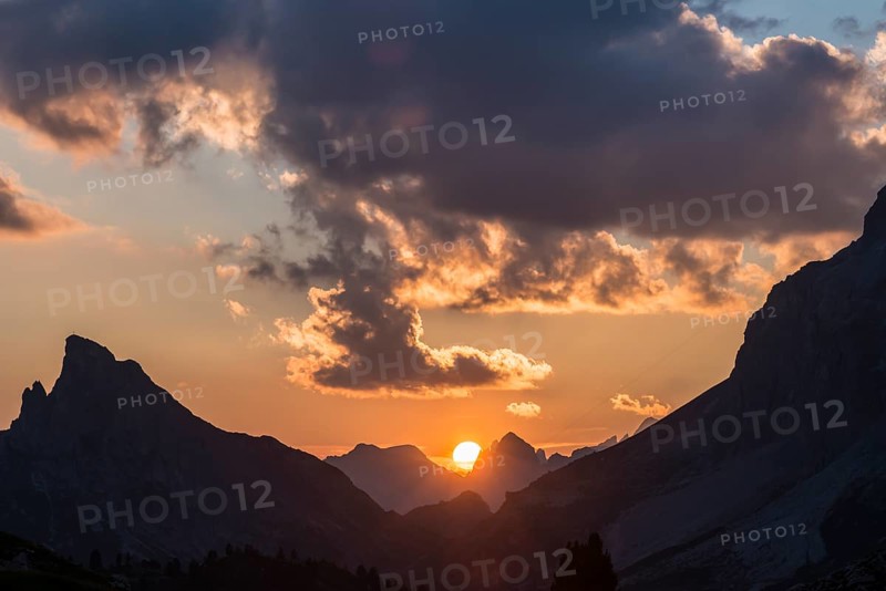 Sunset at Valparola