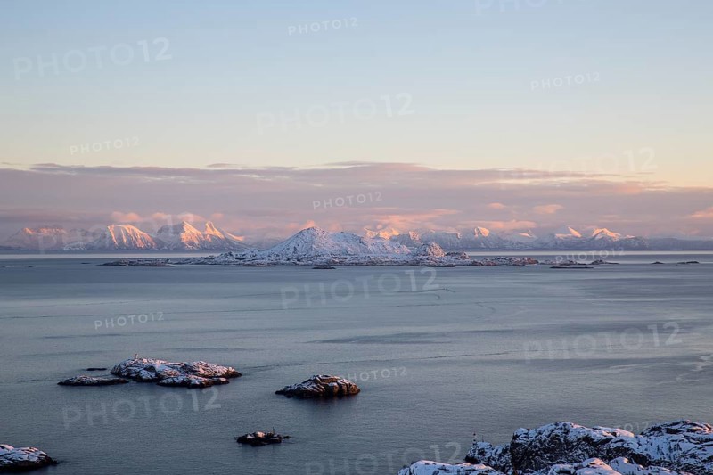 Skrova island in the Vestfjord