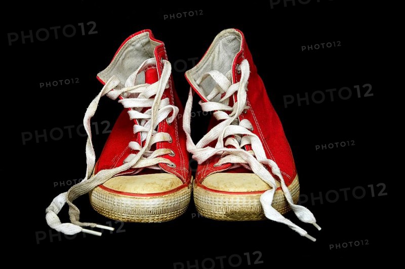 Worn red Chucks