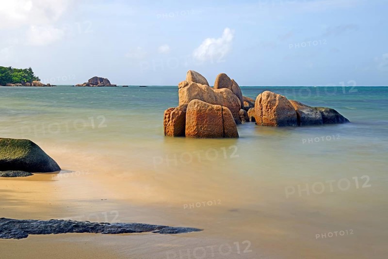 Granite rocks in sea