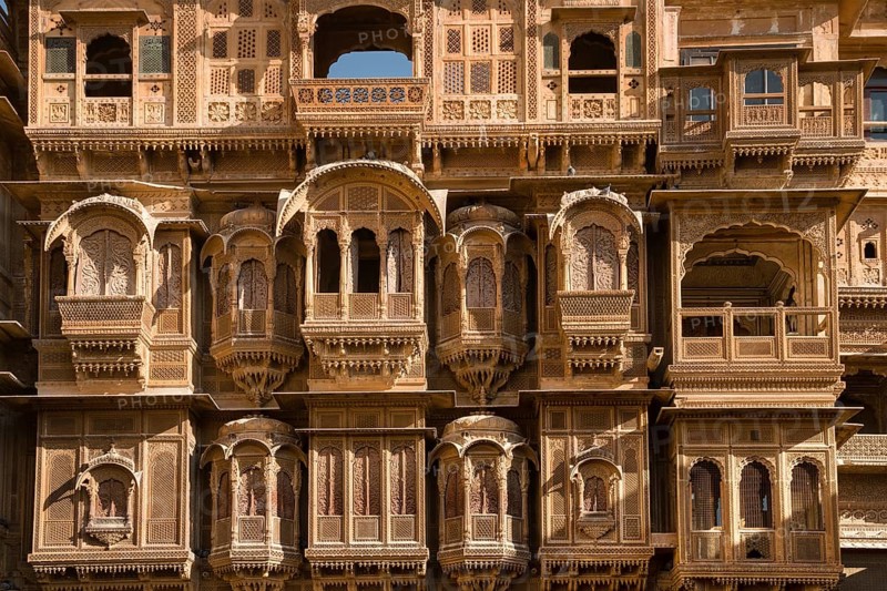 Windows and balconies