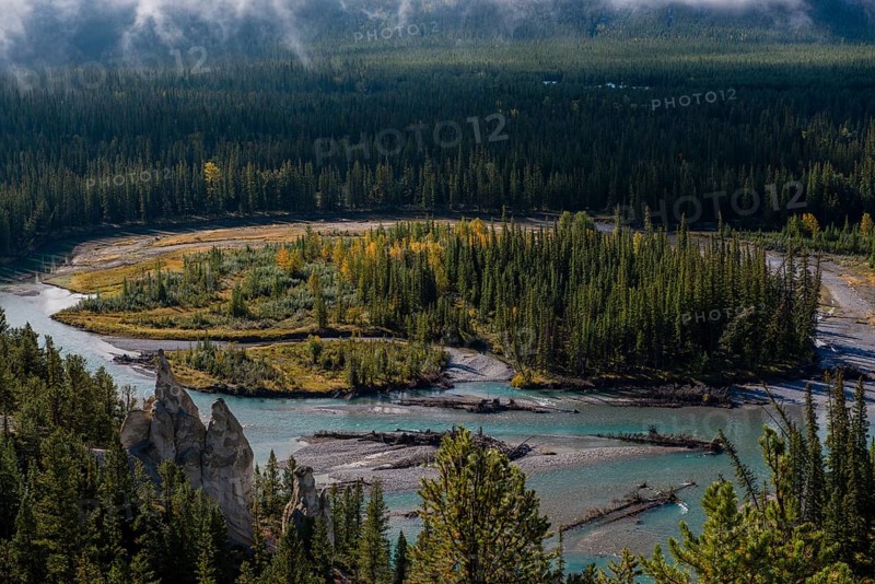 View of the Bow River Valley
