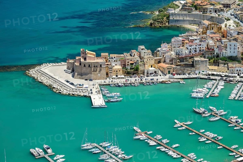 Castellammare del Golfo with harbor