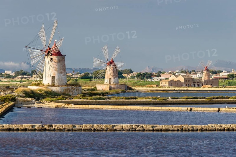 Windmills on saltworks