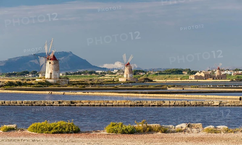 Windmills on saltworks