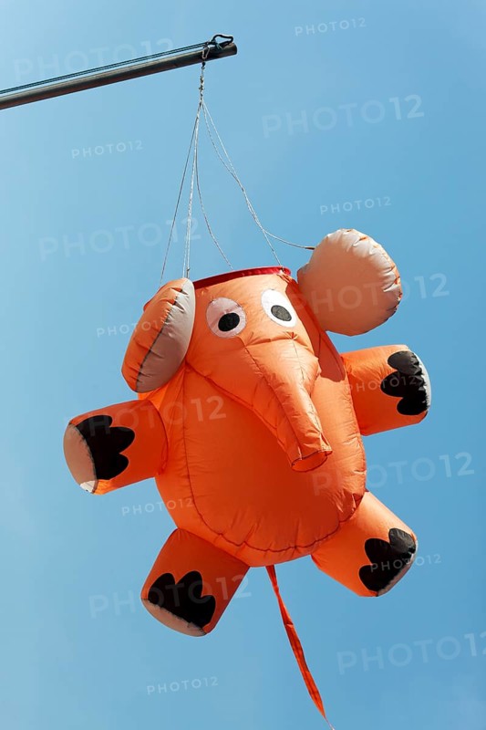 Balloon in the shape of an elephant