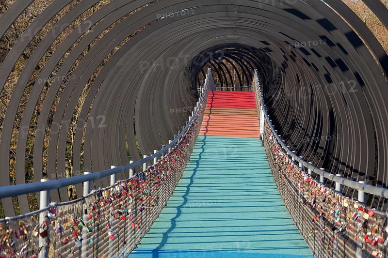 Spiral footbridge