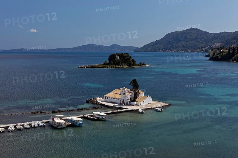 Vlacherna Monastery Island and Mouse Island