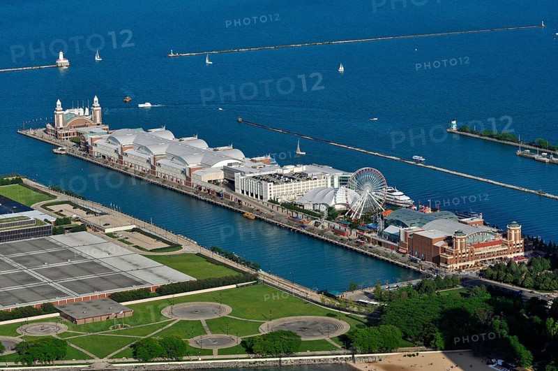 Navy Pier on Lake Michigan