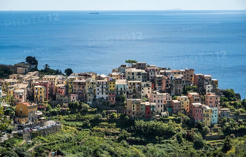Corniglia with view of sea