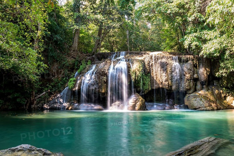 Waterfall in Erawan National Park
