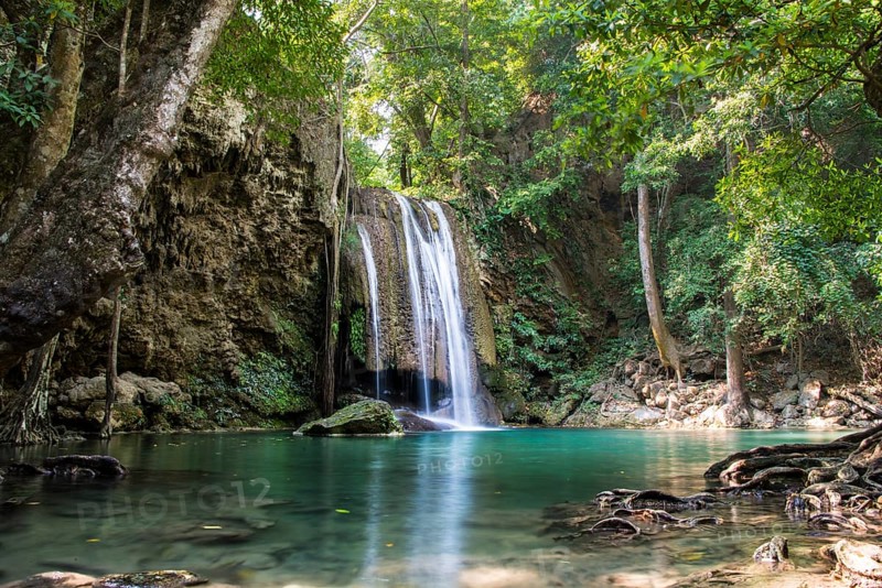 Waterfall in Erawan National Park