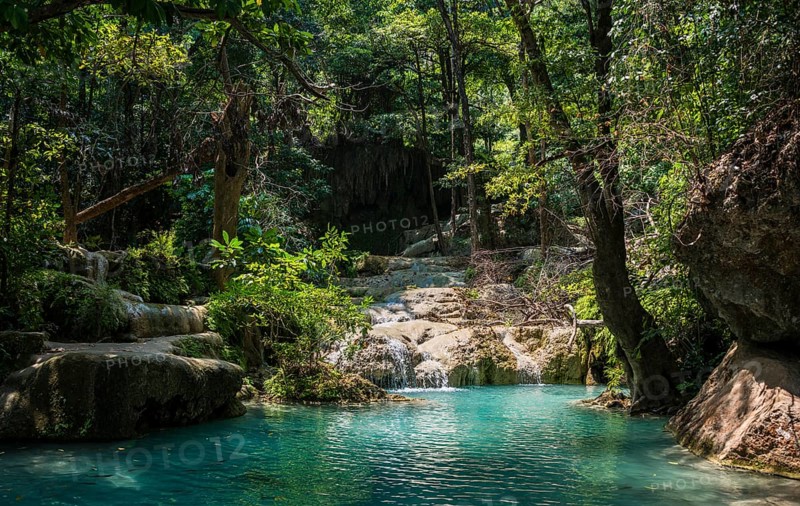Waterfall in Erawan National Park