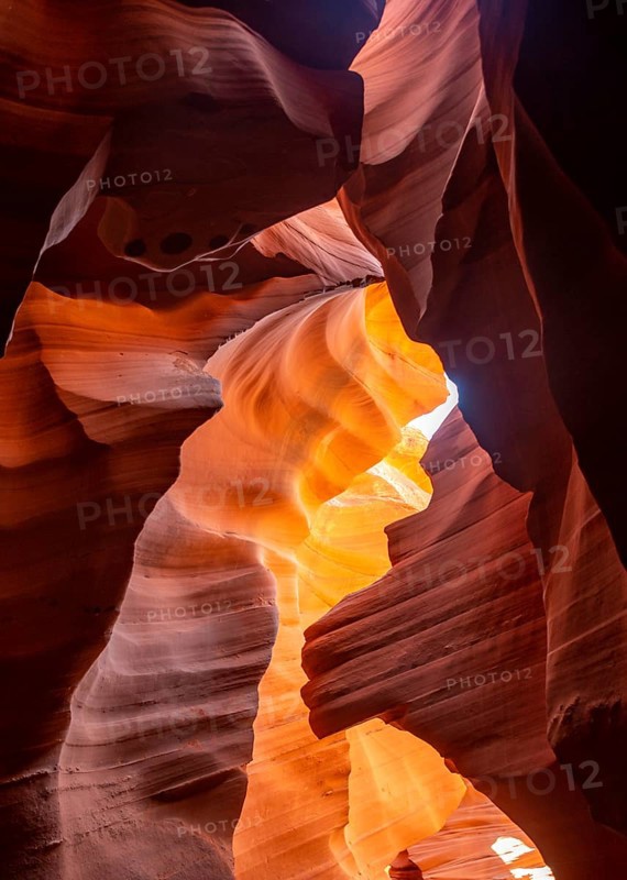 Colourful sandstone formation