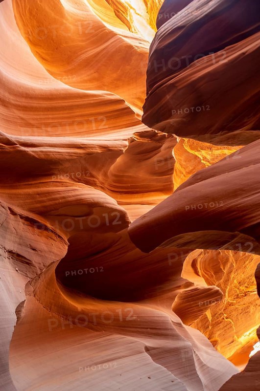 Colourful sandstone formation
