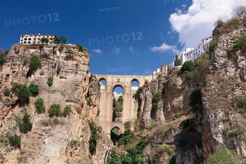 Puente Nuevo Bridge over the gorge of the Rio Guadalevin