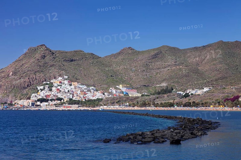 Beach Playa de las Teresitas with San Andres