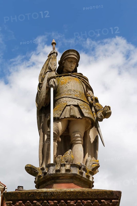 Statue of Saint Florian at Florian Square