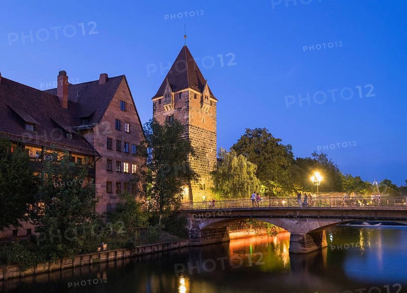 Heubrucke bridge over the Pegnitz