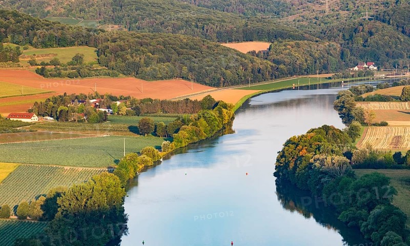Main at Gambach seen from Grainberg