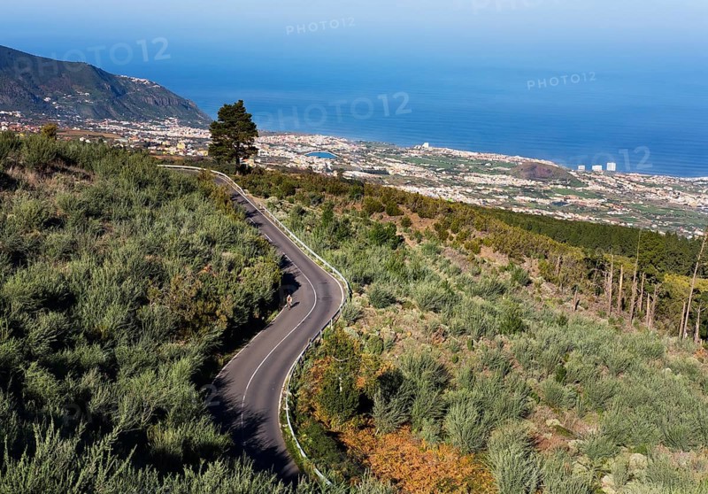 Mountain road Carretera del Teide