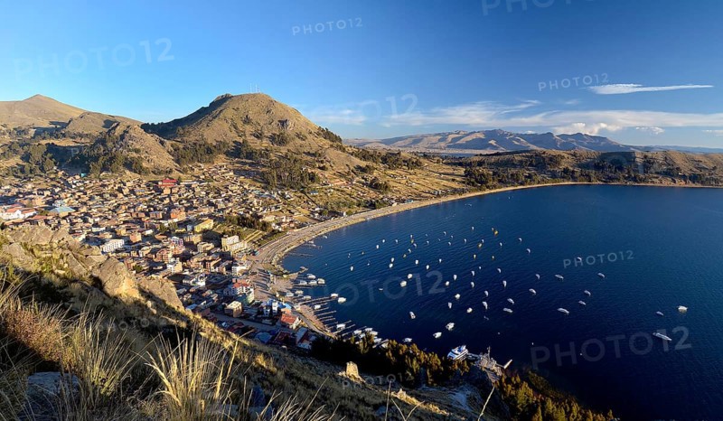 View of Copacabana and bay from Cerro Calvario