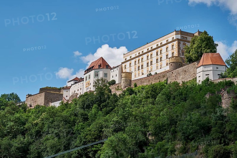 View to the castle Veste Oberhaus