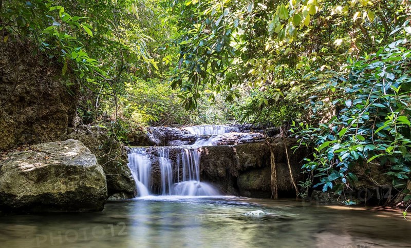 Waterfall in Erawan National Park