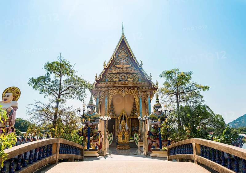 Wat Plai Laem Temple in Ban Bo Phut