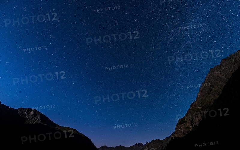 Starry sky at night