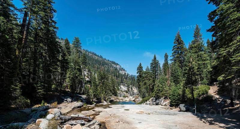Riverbed of the Illilouette Creek