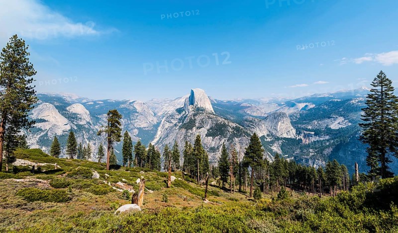 View into Yosemite Valley