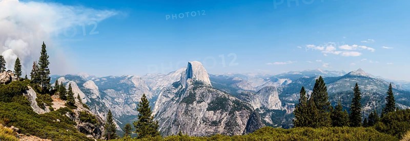 View into Yosemite Valley