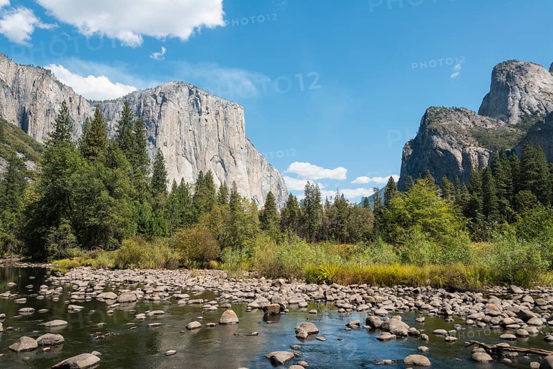 Valley View overlooking El Capitan and Merced River