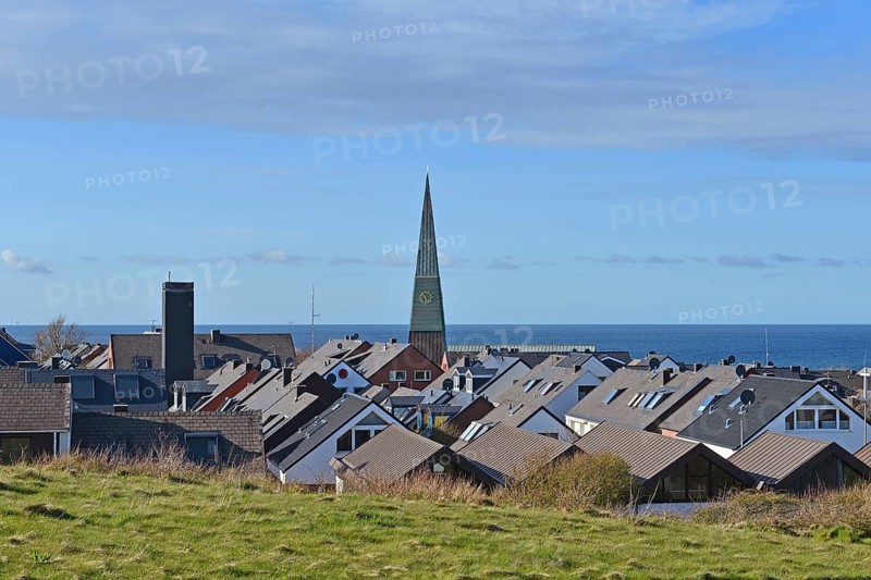 Roofs with church tower of St. Nicolai