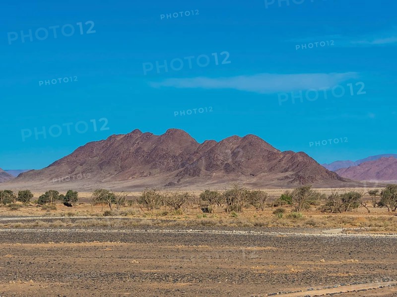 Mountain ridge in Kulala Wilderness Reserve on the edge of the Namib Desert