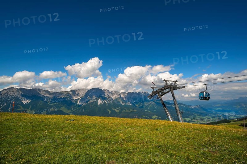 View from Brandstadl towards Wilder Kaiser