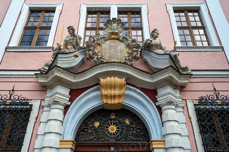 Baroque entrance portal