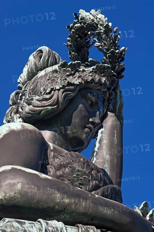 Bavaria with laurel wreath