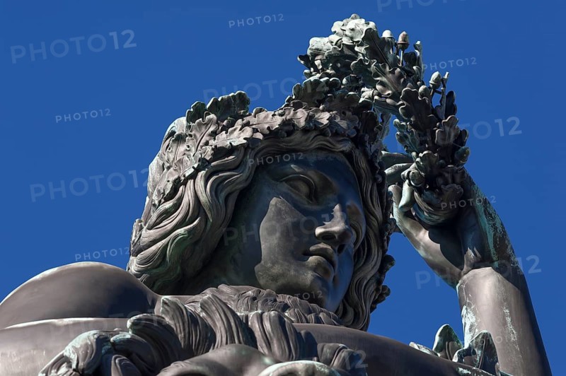 Bavaria with laurel wreath