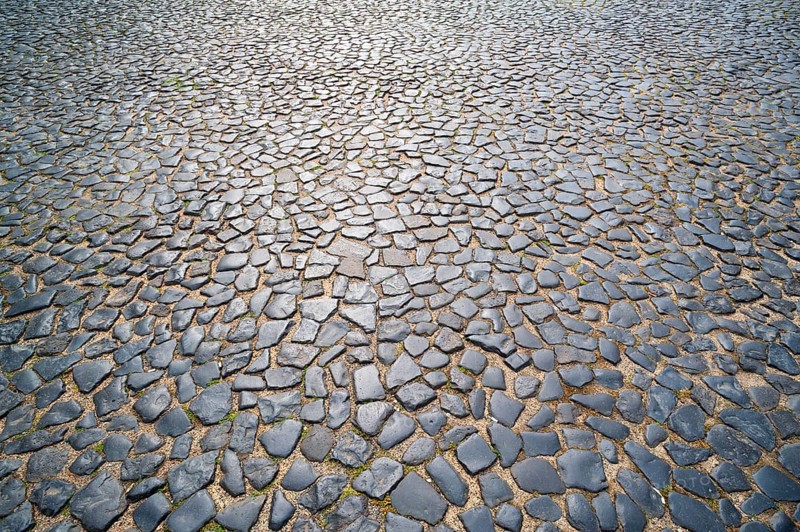 Granite paving at the Untermarkt