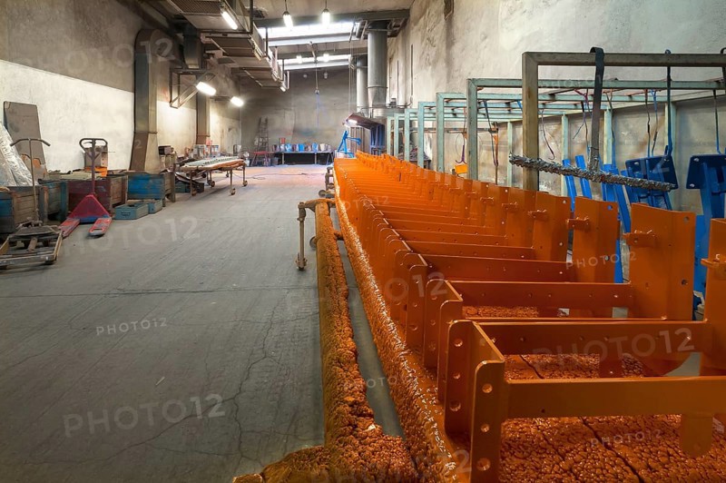 Paint shop for components