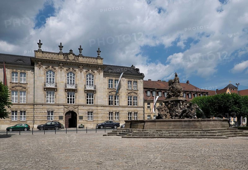 Residenzplatz square with Margrave Fountain