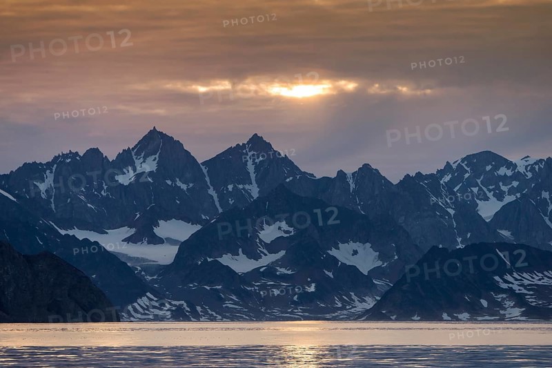 Mountains in the evening light