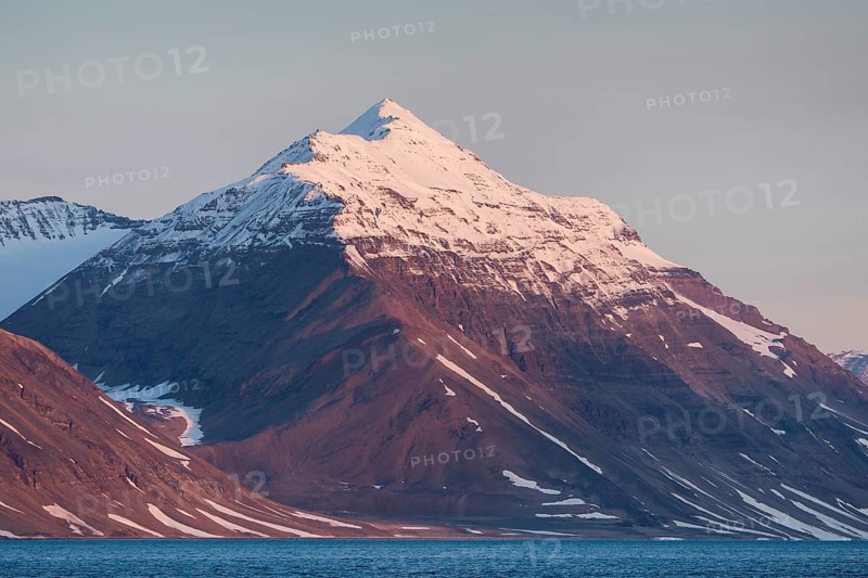 Mountain in the morning light