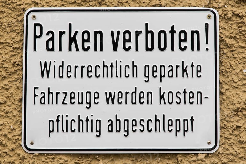 Sign in German